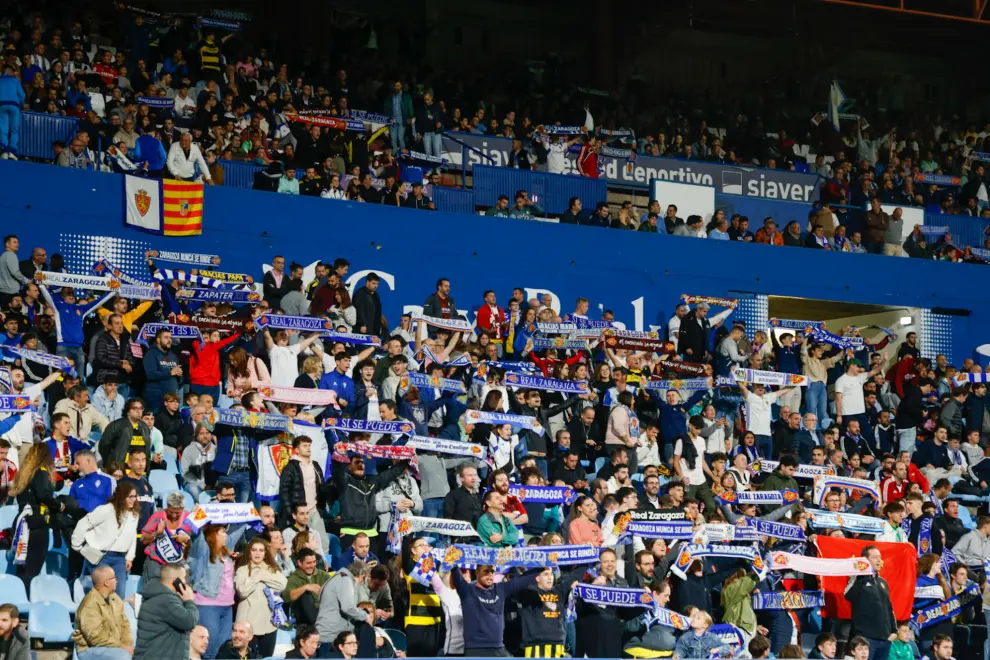 Fotos del partido Real Zaragoza-Eibar en La Romareda