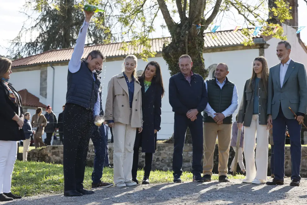 La Familia Real, de visita en Asturias.