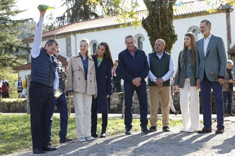 La Familia Real, de visita en Asturias.