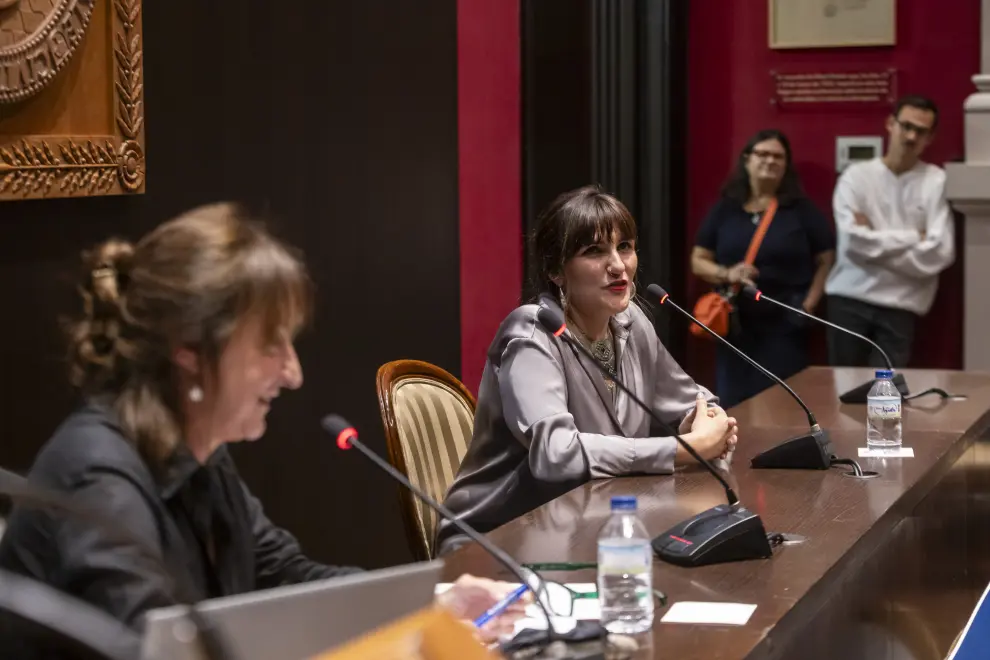 Rozalén, en el ciclo 'El tiempo de las mujeres' de la Universidad de Zaragoza.