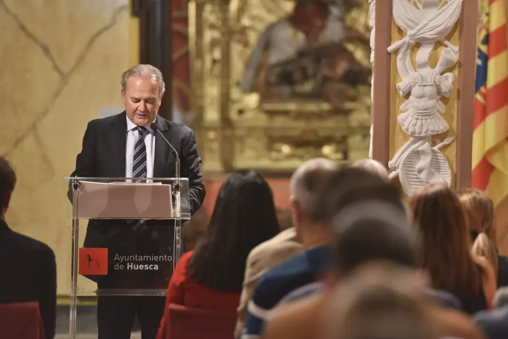 Acto de entrega de los Premios de la La Academia Aragonesa de Gastronomía.