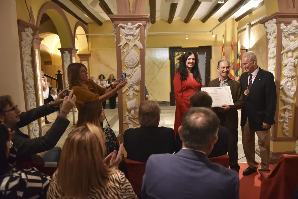 Acto de entrega de los Premios de la La Academia Aragonesa de Gastronomía.