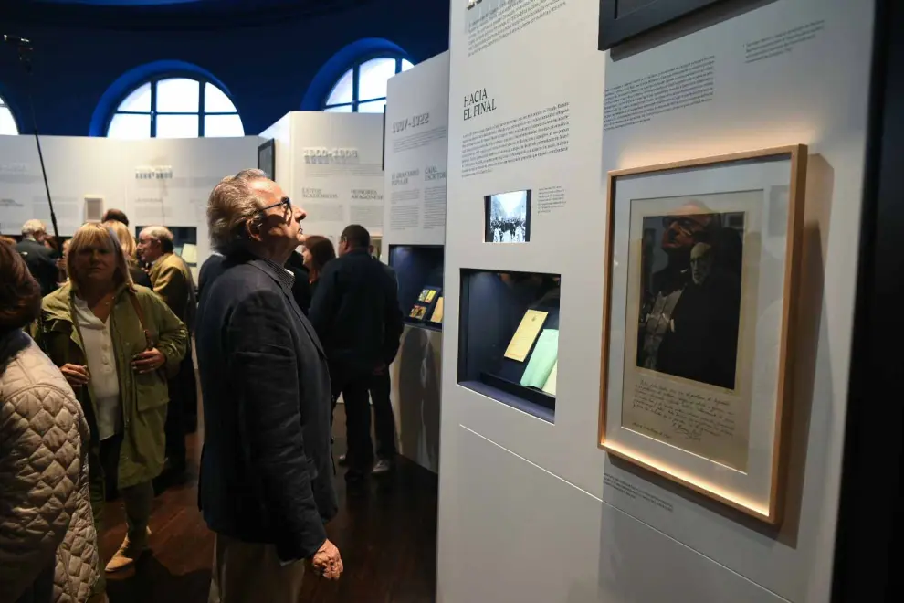 Inauguración de la exposición permanente sobre Ramón y Cajal en el Paraninfo de Zaragoza
