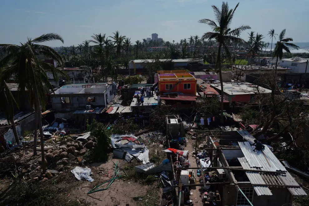 A general view shows the damage in the aftermath of Hurricane Otis, in Acapulco, Mexico, October 27, 2023. REUTERS/Quetzalli Nicte-Ha STORM-OTIS/