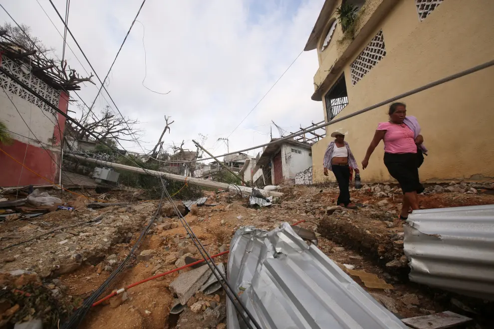 A general view shows the damage in the aftermath of Hurricane Otis, in Acapulco, Mexico, October 27, 2023. REUTERS/Quetzalli Nicte-Ha STORM-OTIS/