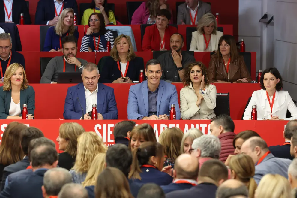 Reunión del Comité Federal del PSOE, con el presidente del Gobierno en funciones y líder socialista Pedro Sánchez