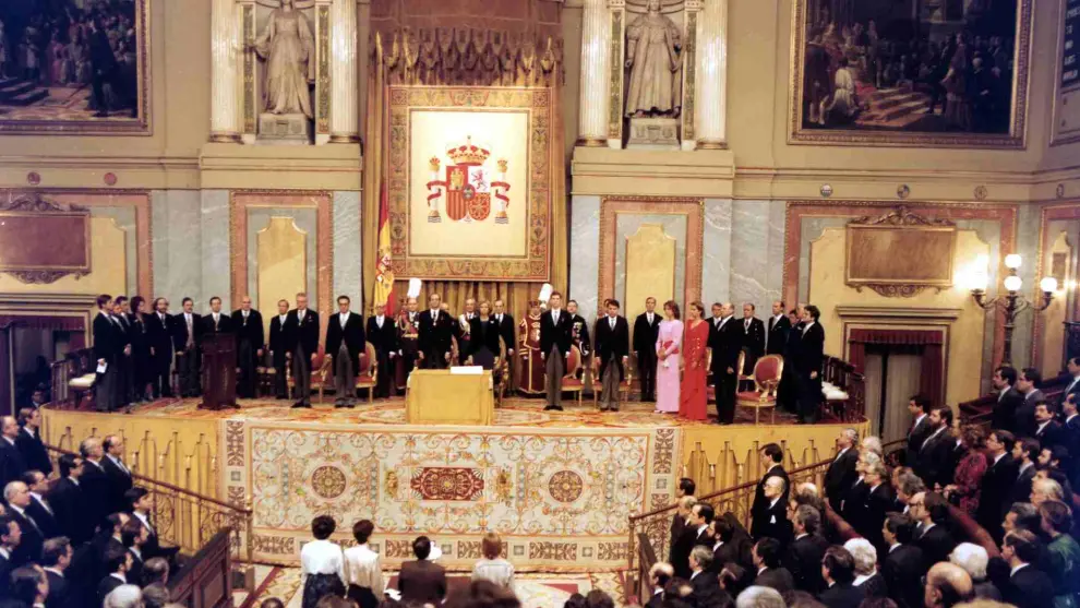 Juramento de Su Alteza Real el Príncipe de Asturias.