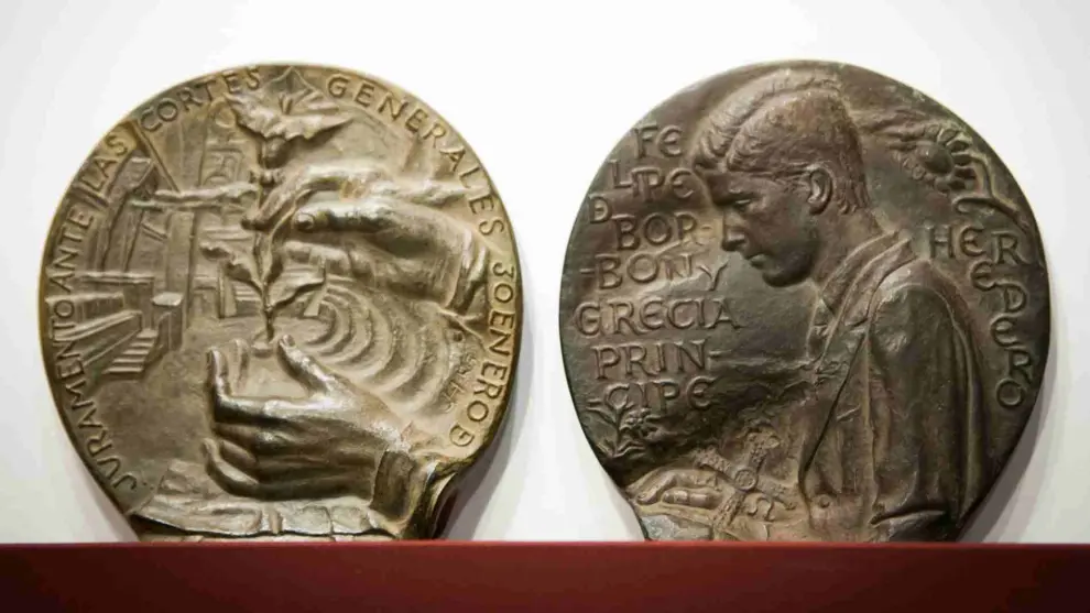 Medalla conmemorativa de Su Alteza Real el Príncipe de Asturias con motivo del Juramento el 30 de enero de 1986.