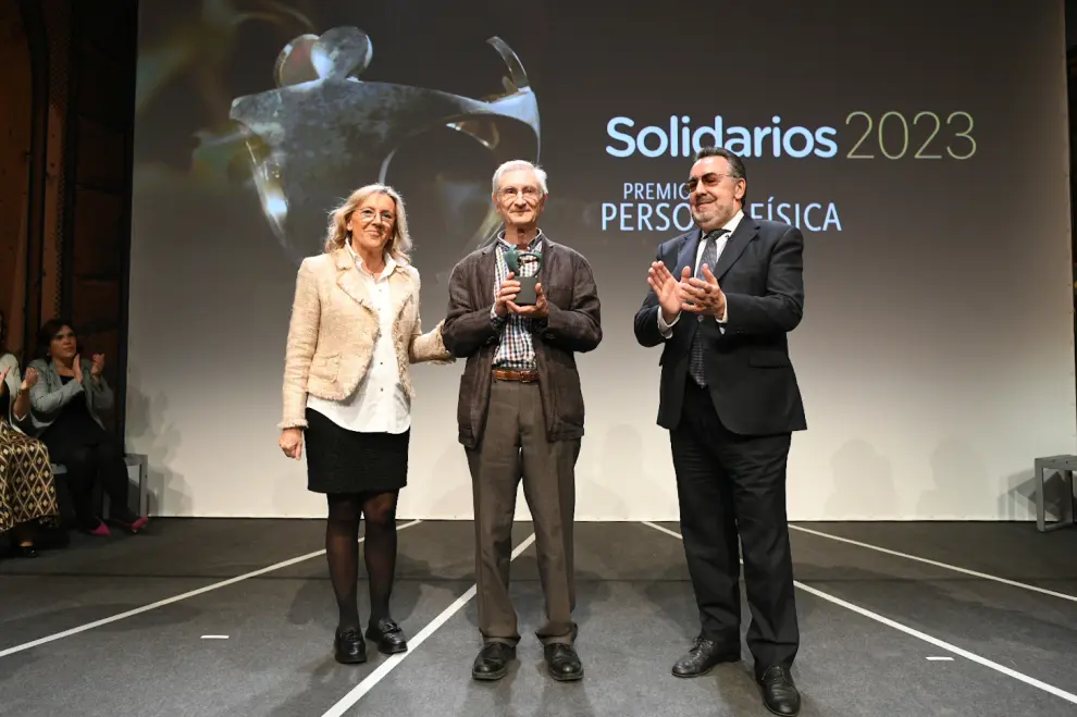 Premios Solidarios del Grupo Social ONCE, en el auditorio Caixaforum de Zaragoza