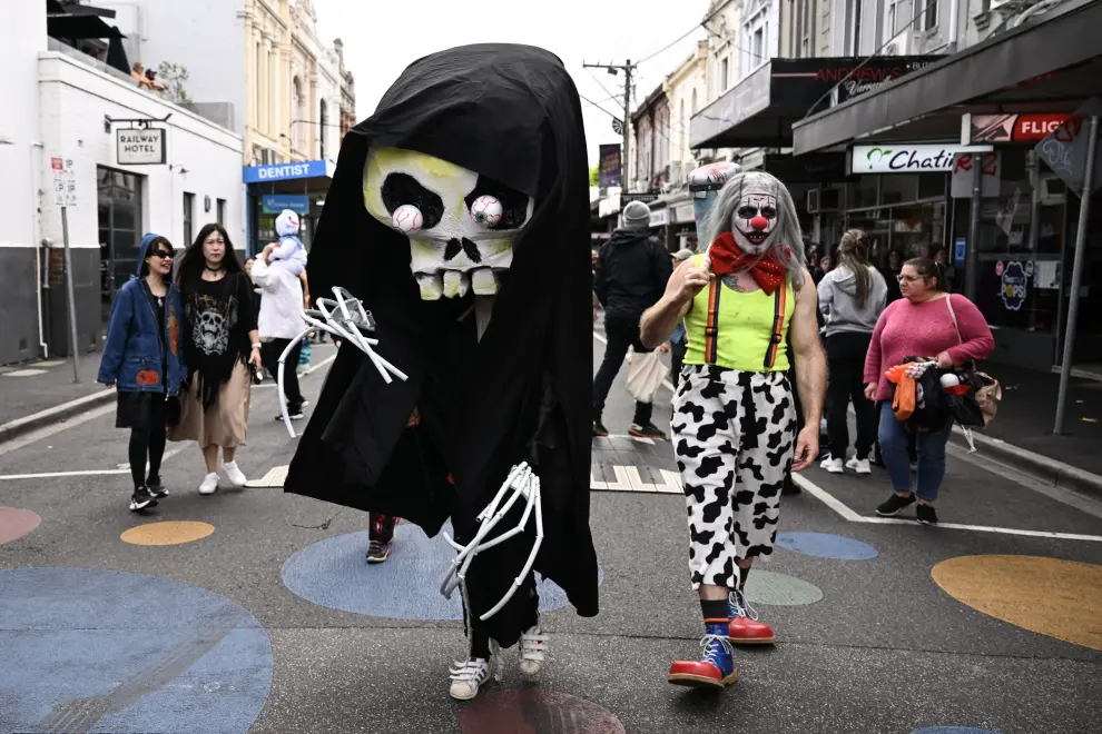 Fotos de la celebración de Halloween en Melbourne