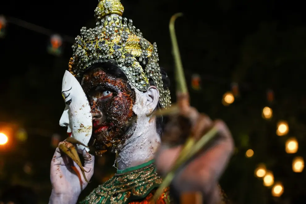 Fotos de la celebración de Halloween en Tailandia