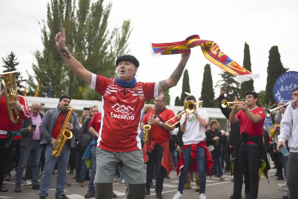 Copa del Rey: ambiente en El Alcoraz en Huesca para el partido Tardienta-Getafe