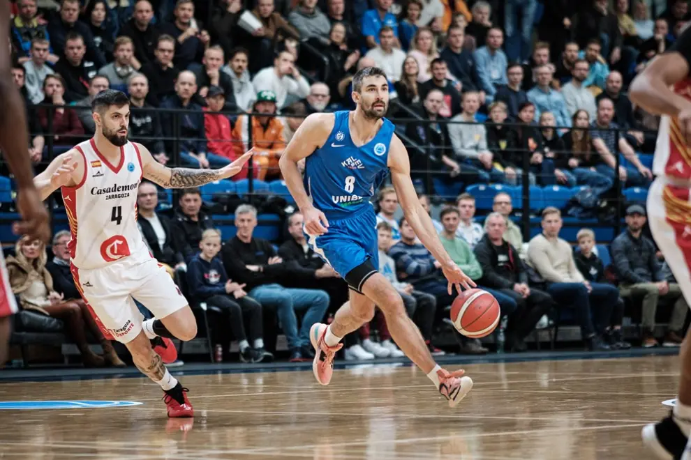 Partido BC Kalev-Casademont Zaragoza, de la FIBA Europe Cup