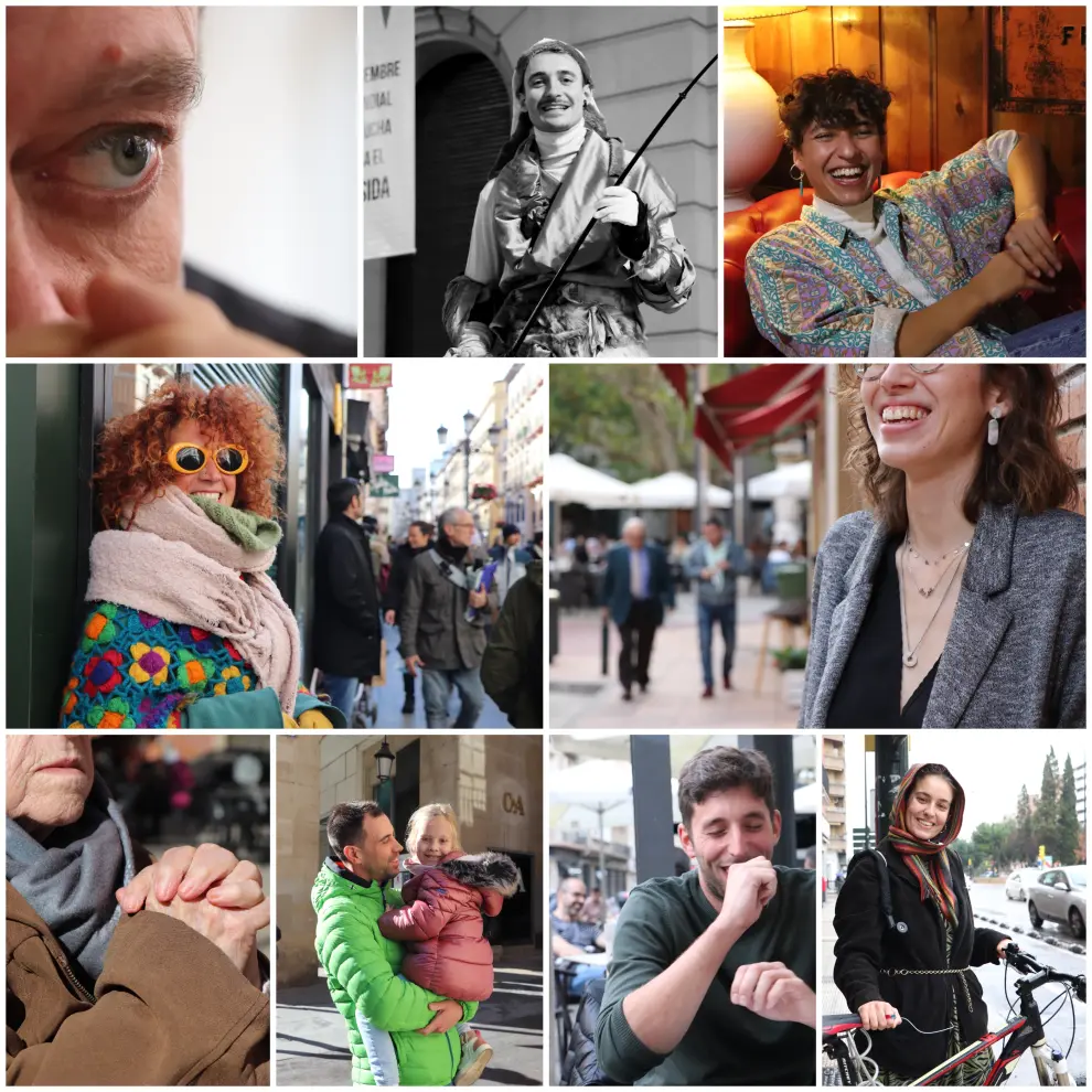Algunos retratos de la cuenta de Instagram Humans of Zaragoza.