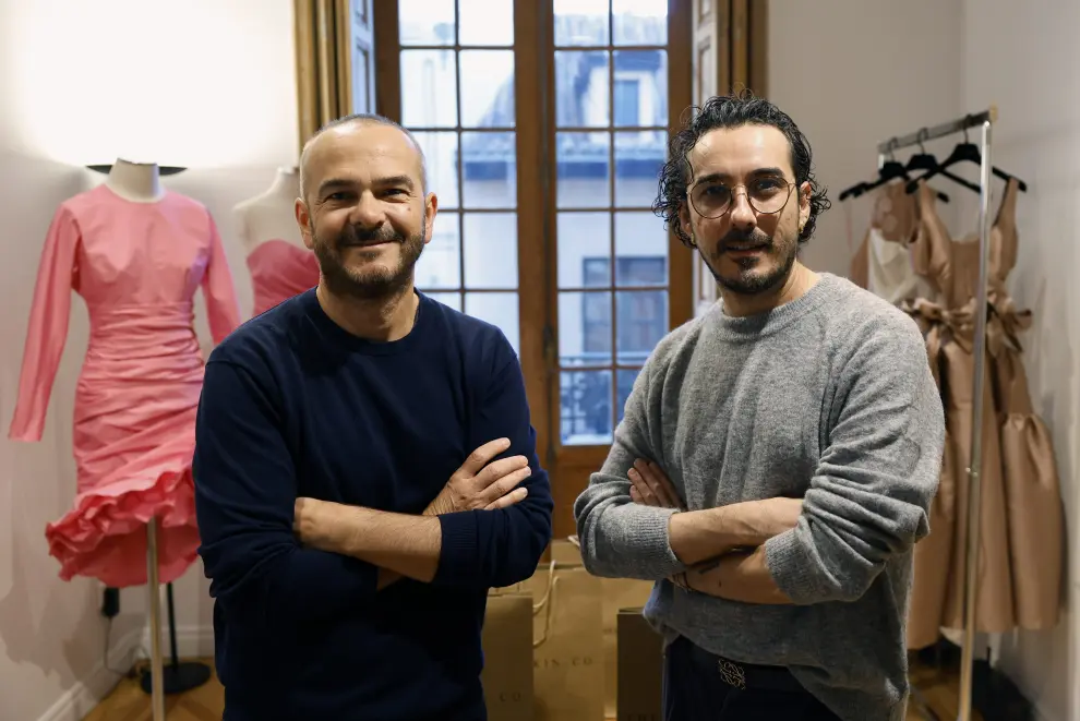 Juan Carlos Hernández, izquierda, y el zaragozano Antonio Burillo, creadores de The 2nd Skin Co.
