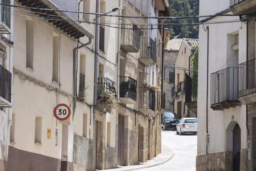 Imagen de La Portellada, un pueblo dividido en dos barrios.