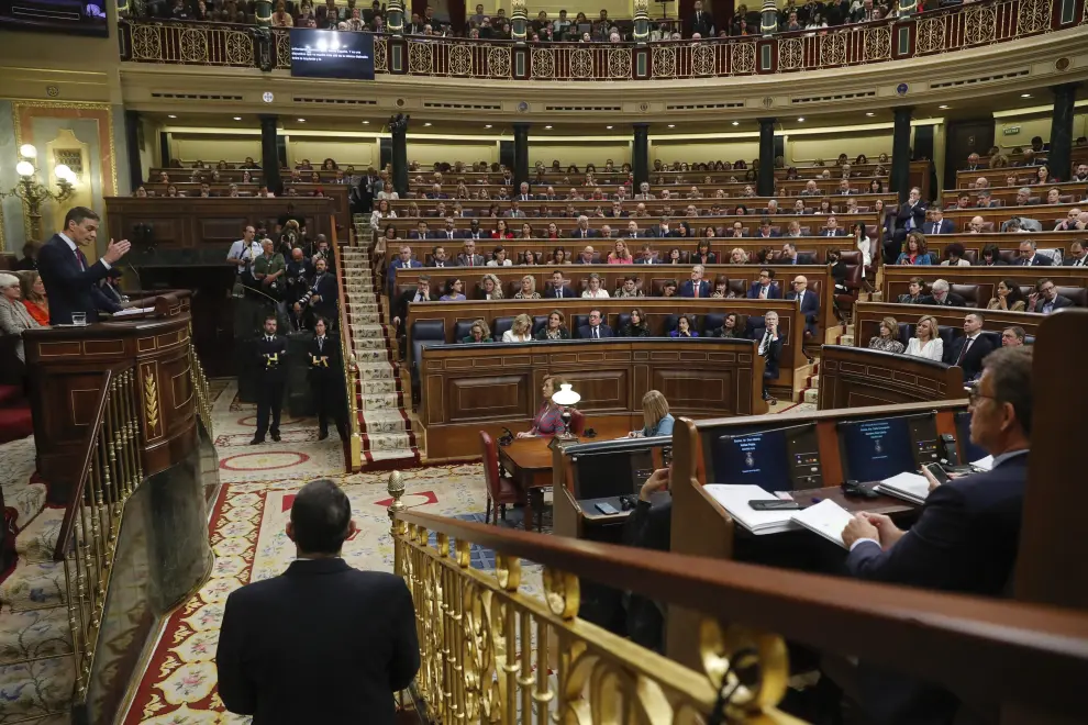 Debate de investidura de Pedro Sánchez en el Congreso