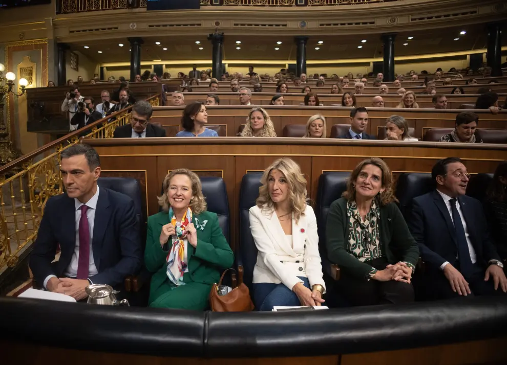 Debate de investidura de Pedro Sánchez en el Congreso