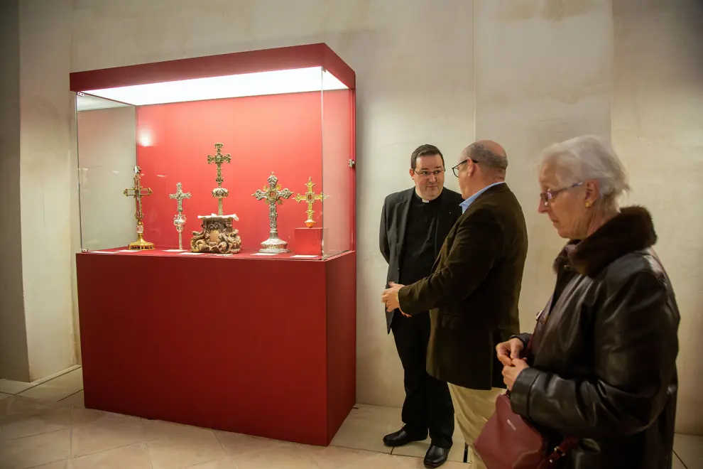 Exposición 'Exemplum', en el claustro de la colegiata de Santa María la Mayor de Calatayud