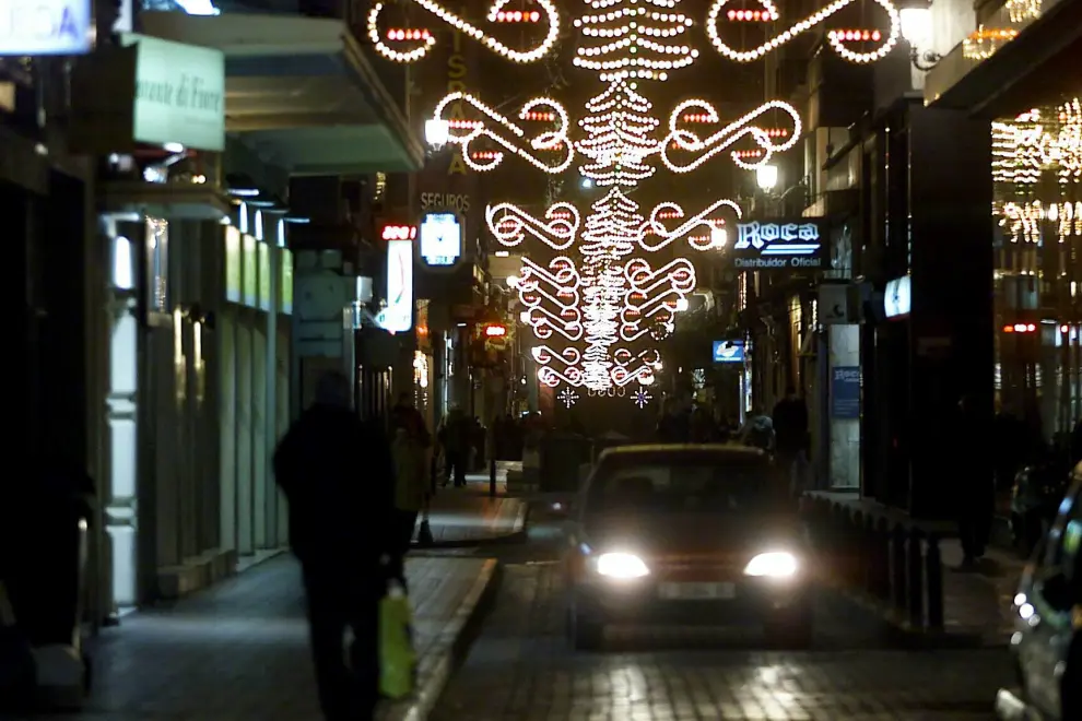 En imágenes: La iluminación navideña en Zaragoza a través de los años