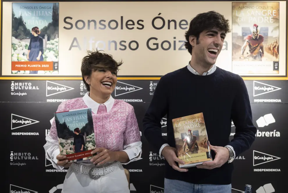 Sonsoles Ónega y Alfonso Goizueta, este sábado 18 de noviembre, en Zaragoza.