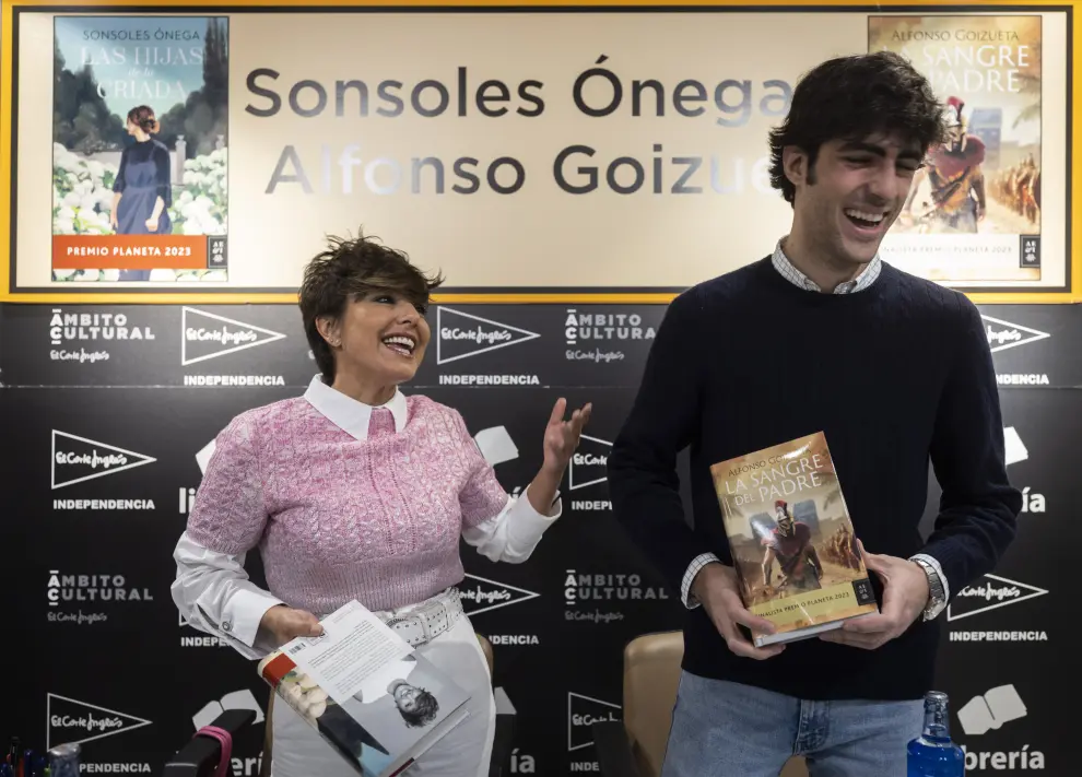 Sonsoles Ónega y Alfonso Goizueta, este sábado 18 de noviembre, en Zaragoza.