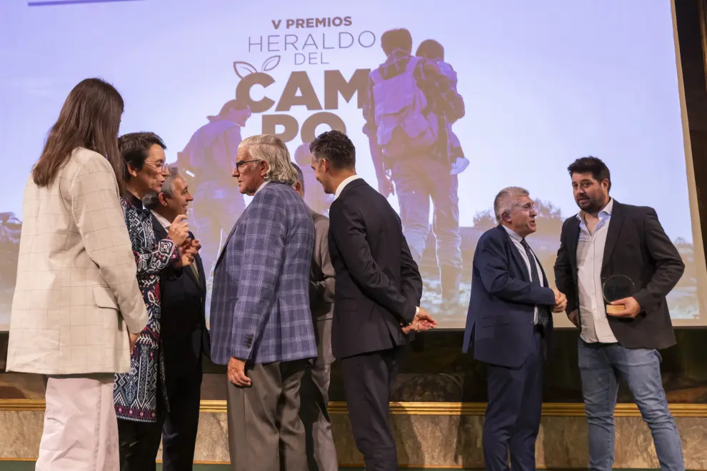 Gala de los Premios HERALDO DEL CAMPO 2023, en la sede de Caja Rural de Aragón en Zaragoza