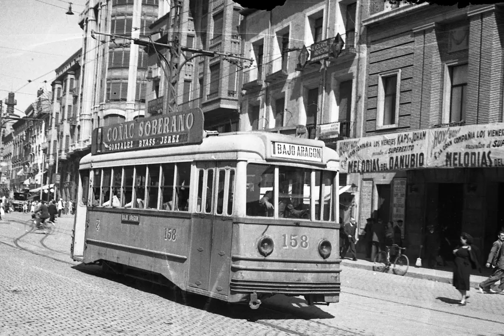 En fotos | Imágenes históricas del tranvía de Zaragoza