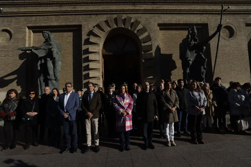 Acto en el Ayuntamiento de Zaragoza por el Día Internacional para la Eliminación de la Violencia contra las Mujeres