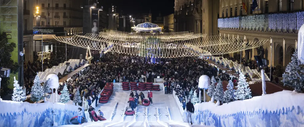 Encendido de las luces de Navidad en Zaragoza 2023