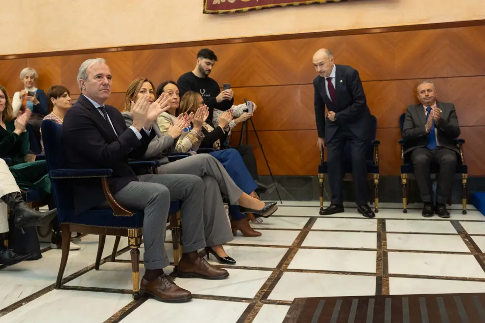 Acto en el Delegación del Gobierno en Aragón con motivo del 45 aniversario de la Constitución.
