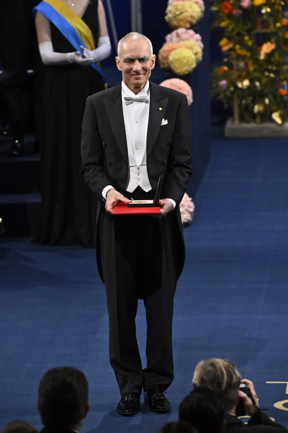 Stockholm (Sweden), 10/12/2023.- 2023 Nobel laureate in Literature Jon Fosse during the Nobel Prize 2023 award ceremony at the Concert Hall in Stockholm, Sweden, 10 December 2023. (Suecia, Estocolmo) EFE/EPA/CLAUDIO BRESCIANI SWEDEN OUT
 SWEDEN NOBEL 2023 PRIZE CEREMONY