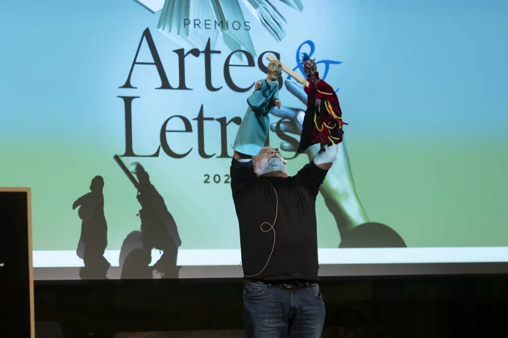 Entrega de los Premios Artes y Letras 2023 en la sede de la Fundación Caja Rural de Aragón en Zaragoza
