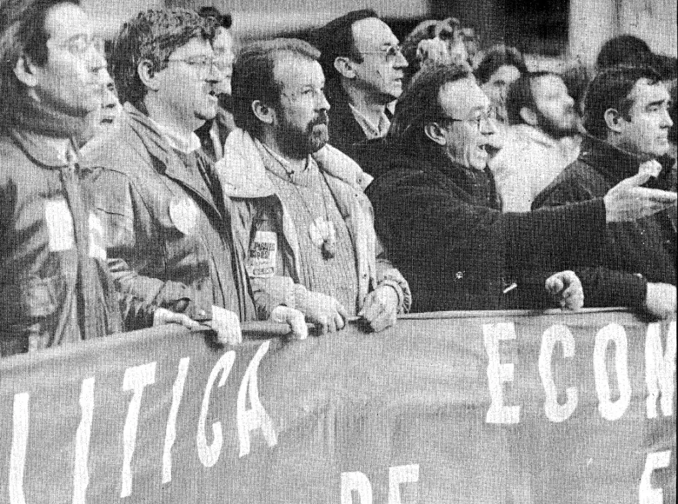 Imágenes de la huelga general de 1988
