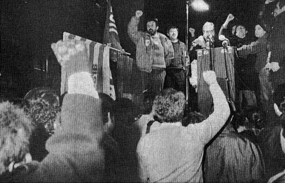 Imágenes de la huelga general de 1988