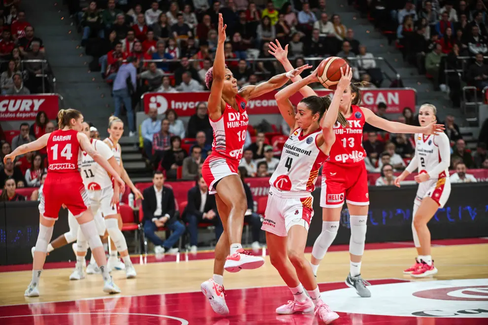 Partido Casademont Zaragoza-DVTK HUN-Therm, de la Euroliga, en el pabellón Príncipe Felipe