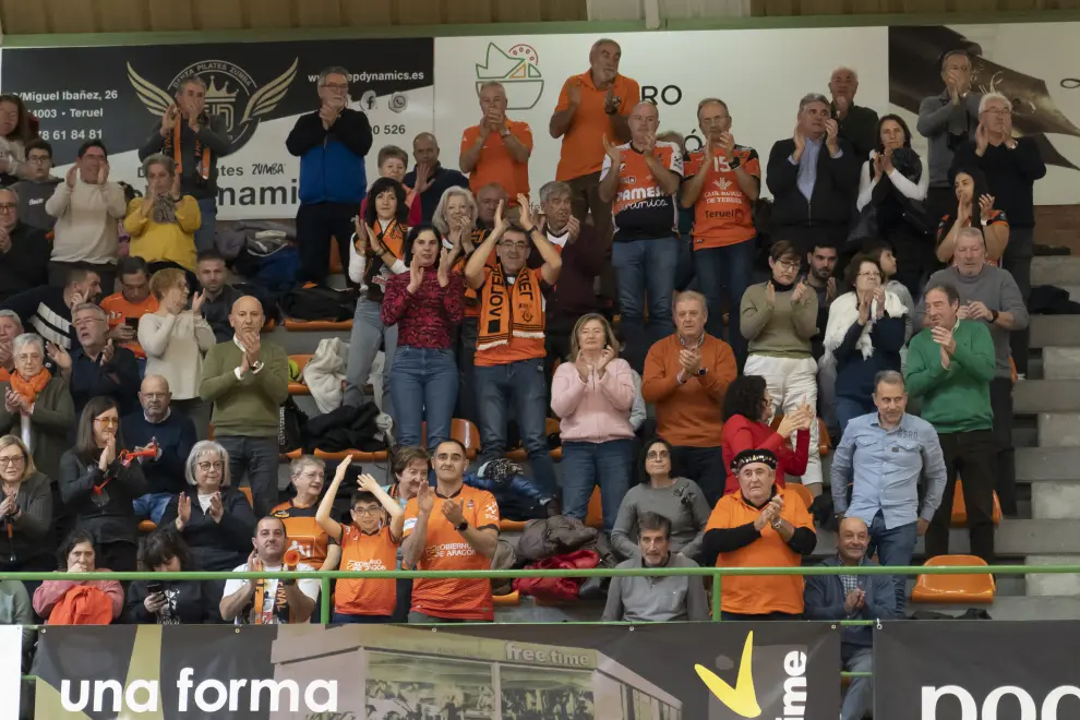 Partido Pamesa Teruel Voleibol-MÁV Elóre, de la Challege Cup, en Los Planos