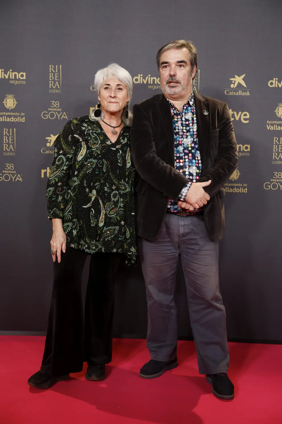 David Matamoros y Ángeles Hernández en el Encuentro de Nominados de la 38 edición de los Premios Goya