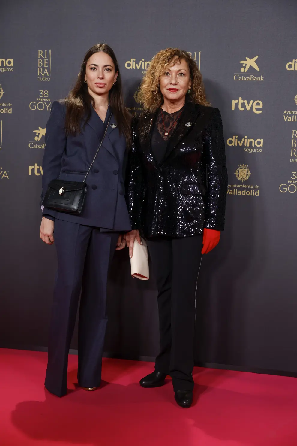 Eulàlia Ramón y Anna Saura en el Encuentro de Nominados de la 38 edición de los Premios Goya