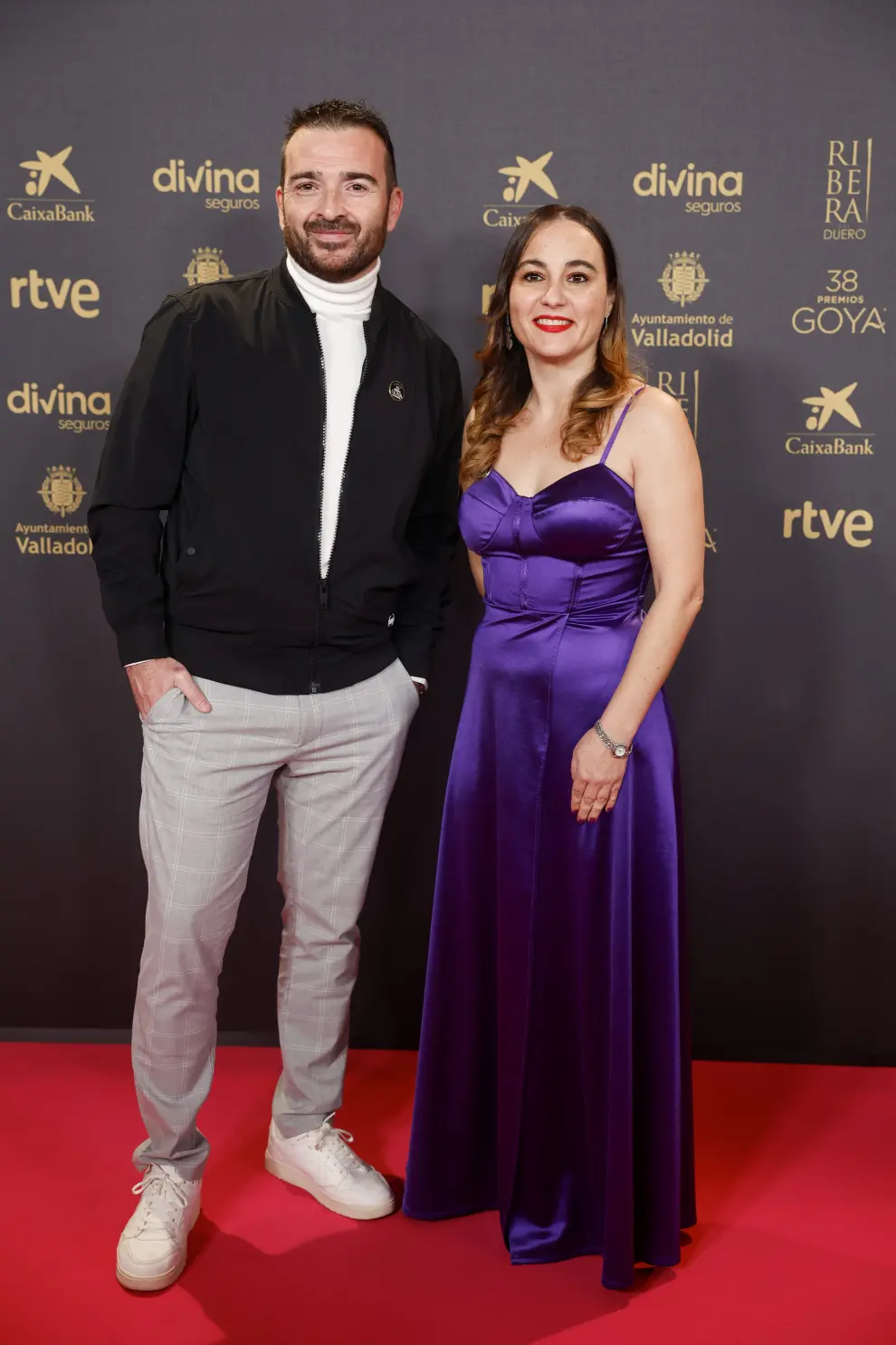 Silvia Venegas y Juan Antonio Moreno Amador en el Encuentro de Nominados de la 38 edición de los Premios Goya