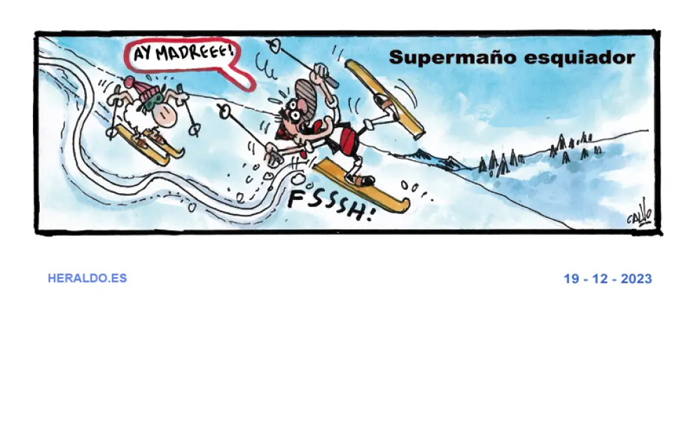 Supermaño esquiador 18 de diciembre