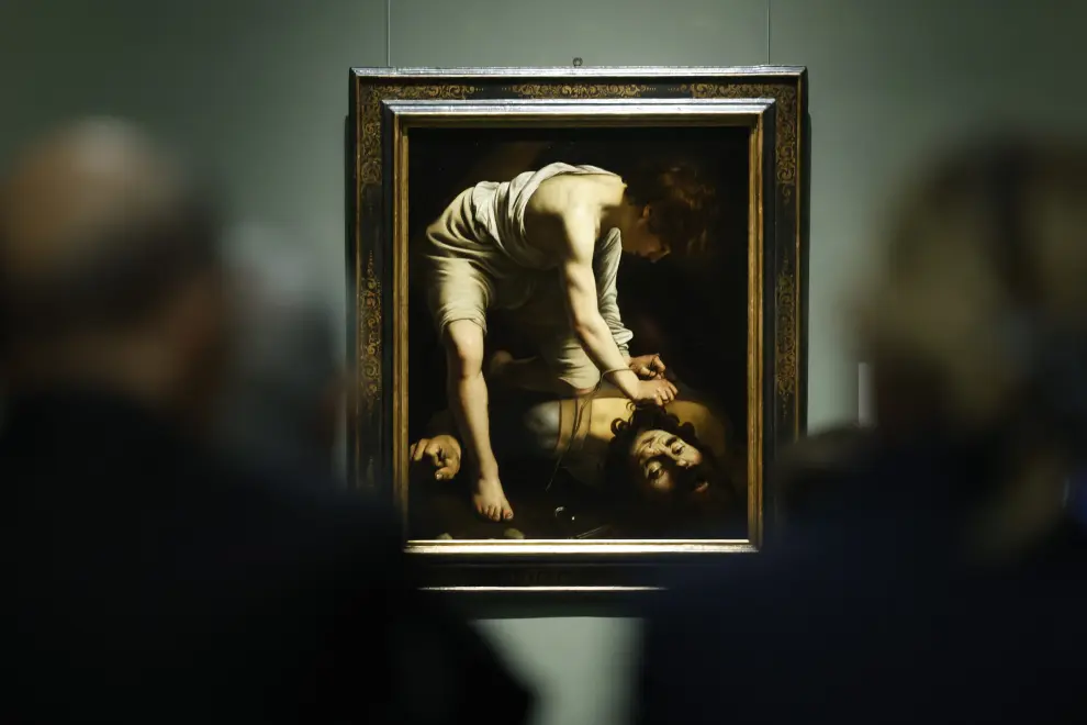 El óleo 'David vencedor de Goliat' del pintor italiano se puede disfrutar desde hoy en el Museo del Prado de Madrid