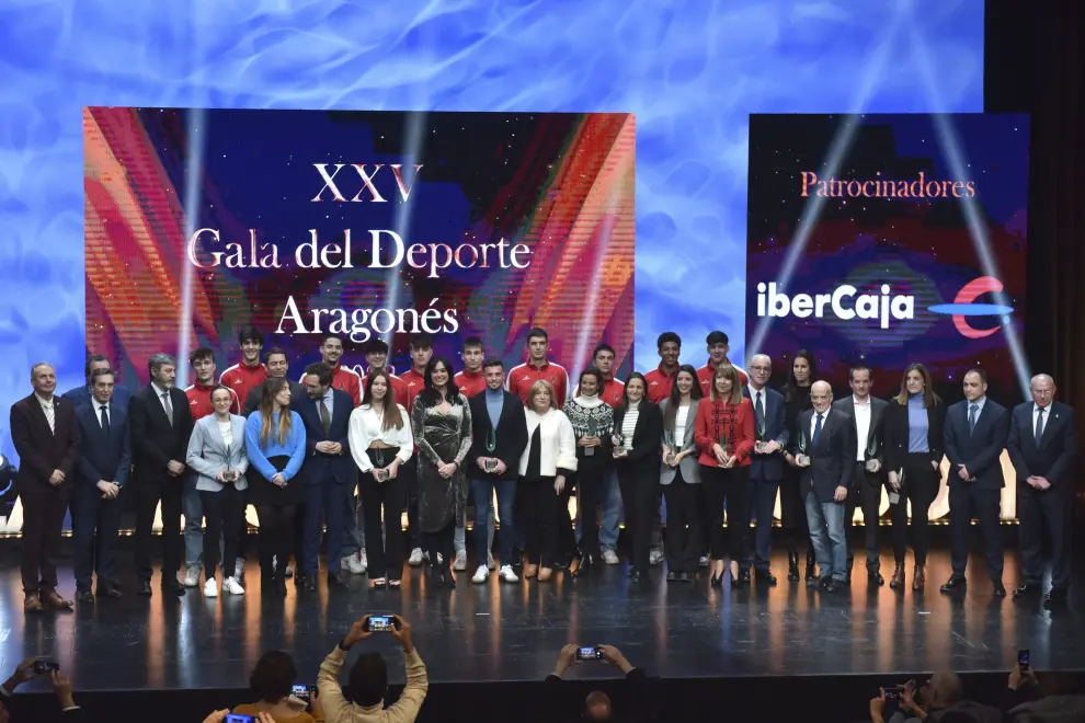 El Palacio de Congresos de Huesca albergó la 25ª Gala del Deporte Aragonés.