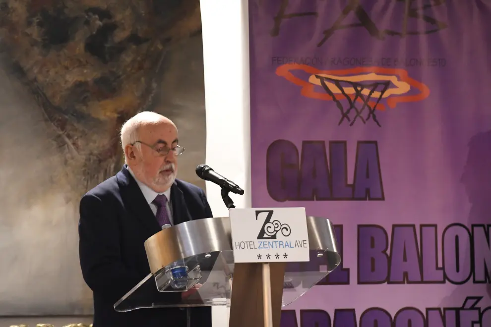 Gala del Baloncesto Aragonés 2023 en el Hotel Zentral AVE de Zaragoza