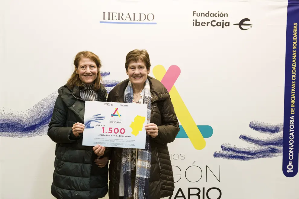 Entrega de los Premios Aragón Solidario 2023 celebrada en el Patio de la Infanta de Ibercaja Zaragoza