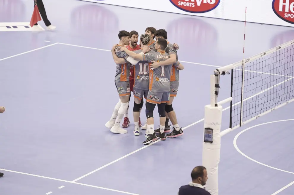 Partido MÄV Elóre SC-Pamesa Teruel Voleibol, vuelta de octavos de final de la Challenge Cup