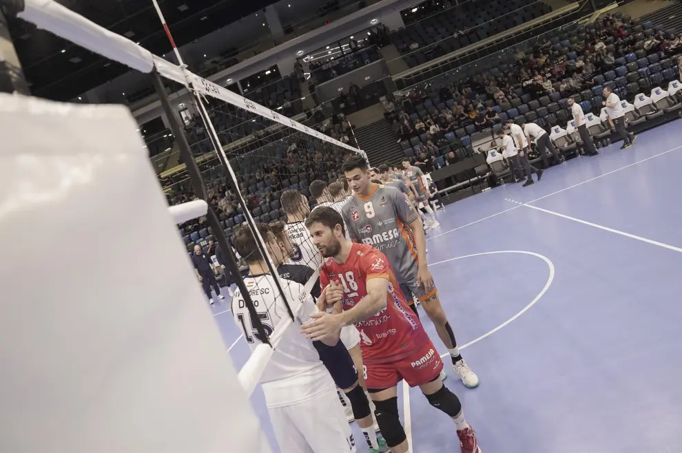 Partido MÄV Elóre SC-Pamesa Teruel Voleibol, vuelta de octavos de final de la Challenge Cup