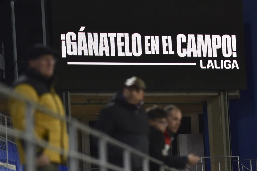 Partido SD Huesca-Cartagena, jornada 21 de Segunda División, en El Alcoraz