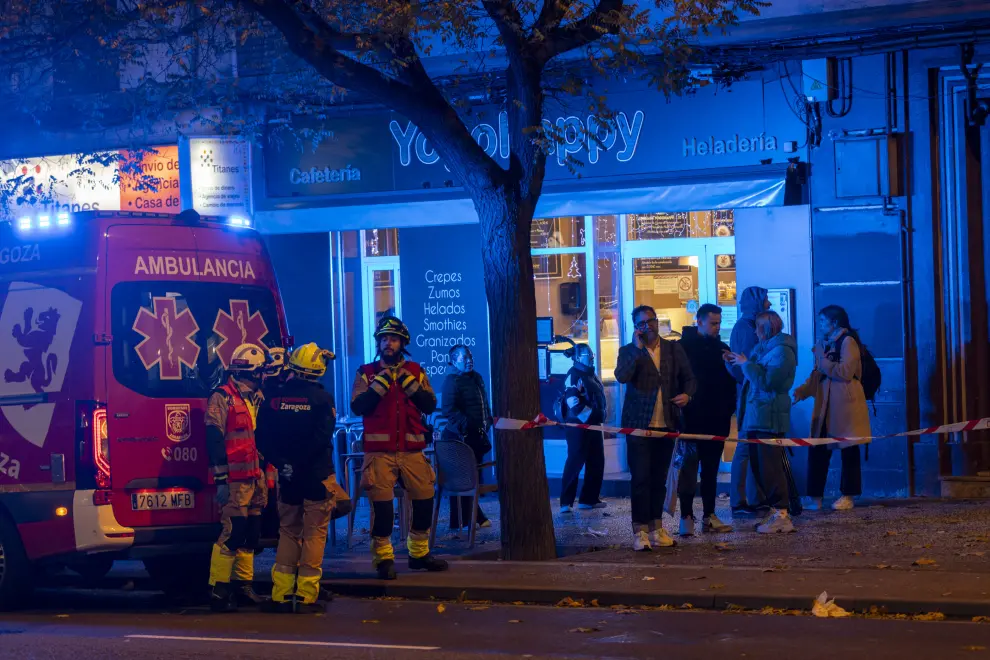 Incendio en la Calle Juan Pablo Bonet de Zaragoza