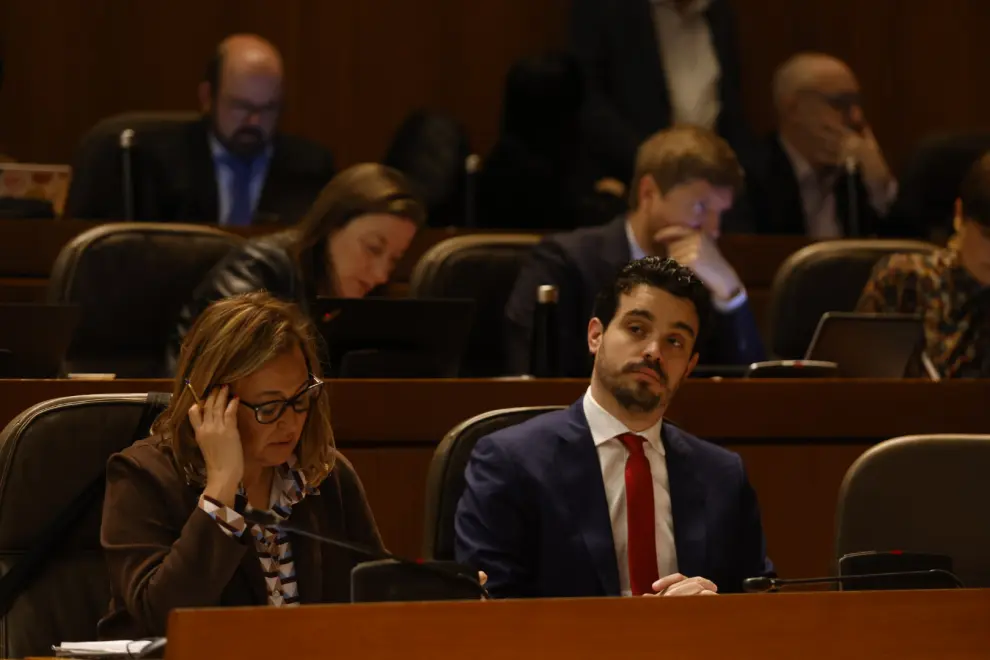 Pleno de las Cortes de Aragón del 22 de diciembre de 2023 para aprobar los presupuestos de 2024 del Gobierno de Jorge Azcón